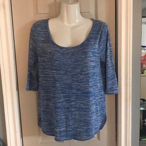 Hollister Blue Half-Sleeve, Large